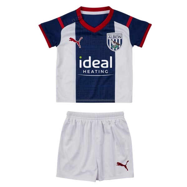 Heimtrikot West Brom Kinder 2021-2022 Günstige Fußballtrikots